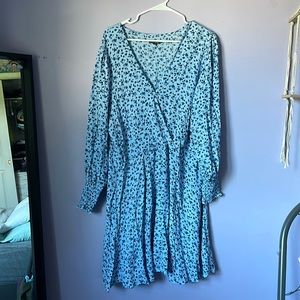 Blue Floral Dress